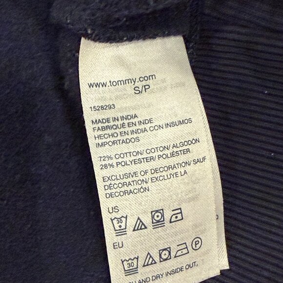 Tommy Hilfiger Blue Pullover Crew Sweatshirt - Women’s Size Small - Picture 6 of 10